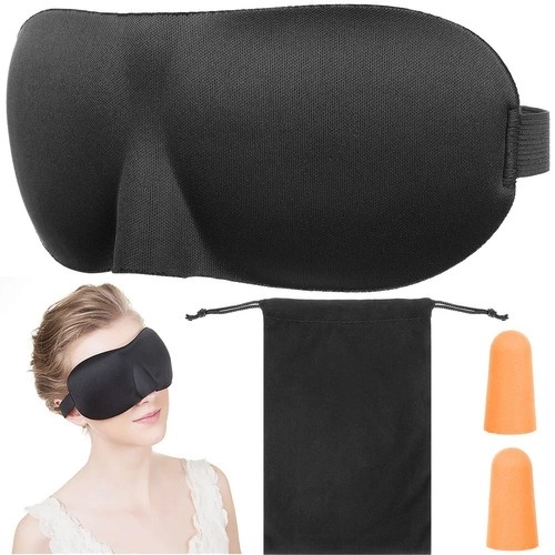 Rejse sove maske + ørepropper