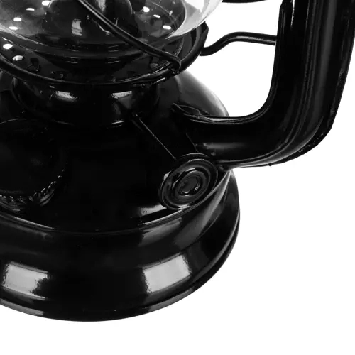 sort olie lampe 24cm