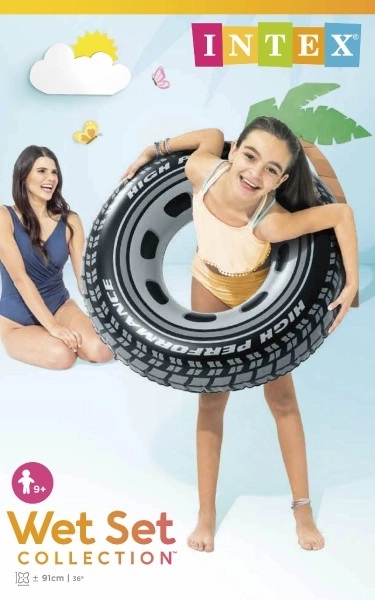 Oppustelig ring til vand Intex 91 cm