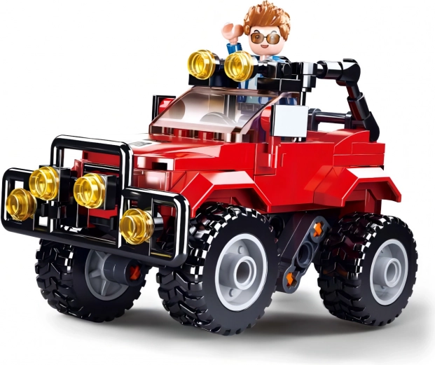 Affjedret off-road jeep