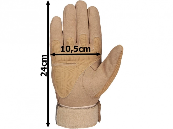 Taktiske handsker XL med beskyttelse af knoerne