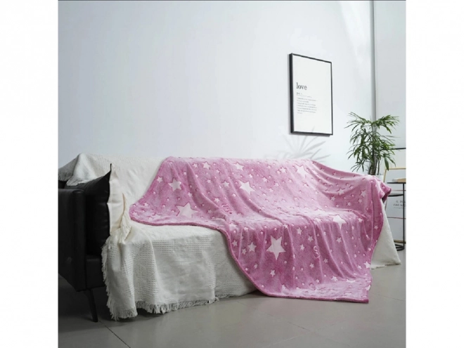 Fleecetæppe med ærmer varm sweatshirt neonfarve – pink