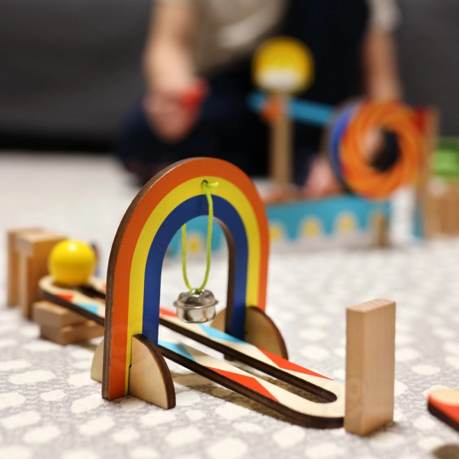 Træ klodser domino / domino puslespil Tooky Toy