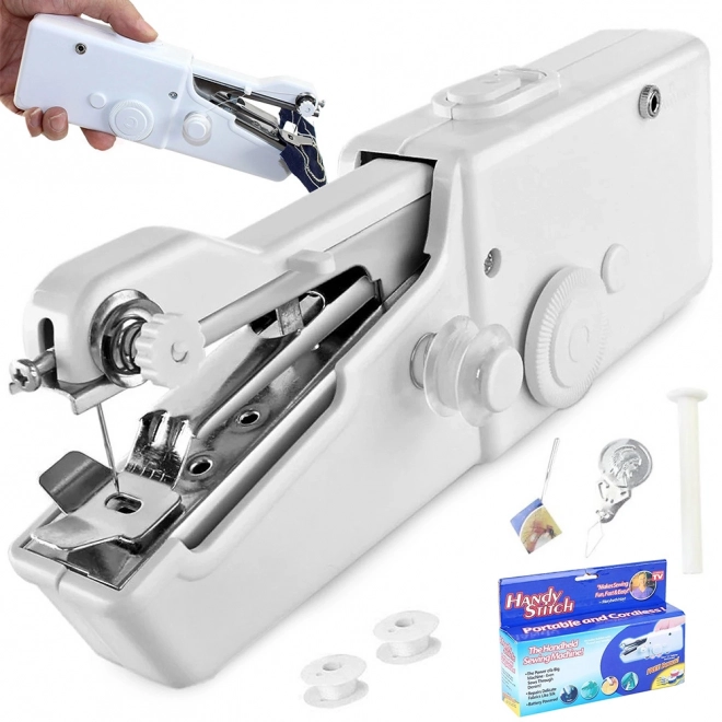 Batteridrevet mini symaskine