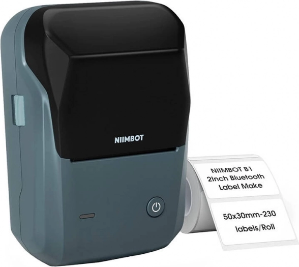 Bærbar termisk etiketprinter Niimbot B1 – Sort