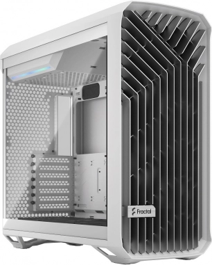 Torrent White TG Clear Tint 5xFan ATX kabinet