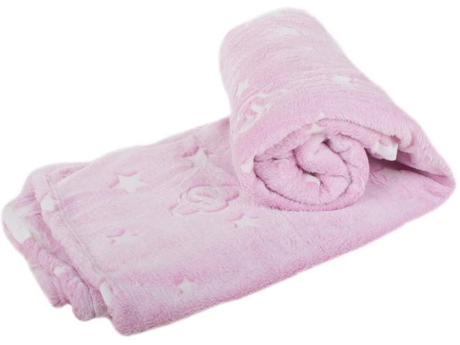 Fleecetæppe med ærmer varm sweatshirt neonfarve – pink