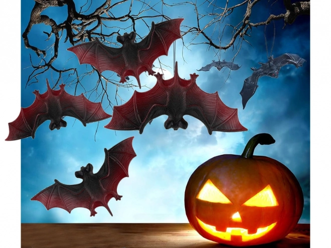 Halloween dekoration flagermus sæt