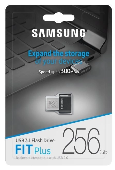 USB flashdrev FIT Plus 256 GB grå