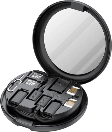12‑i‑1 organizer til SIM, microSD og tilbehør