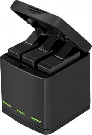 Effektiv opladning af tre batterier