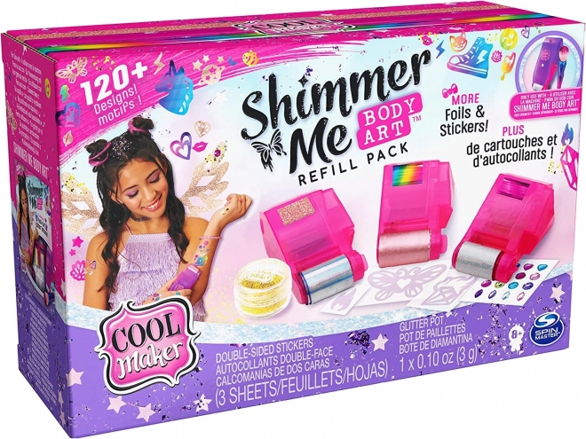 Refillpakke til tatoveringer Cool Maker Shimmer Me
