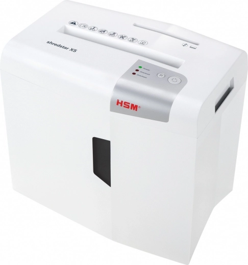 Makulator HSM Shredstar X5, partikler 4 × 30 mm, P-4, til papir og CD