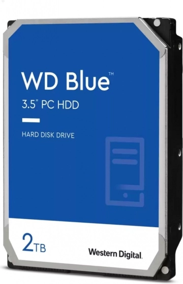 WD Blue harddisk 2TB 3,5'' SATAIII 7200 RPM