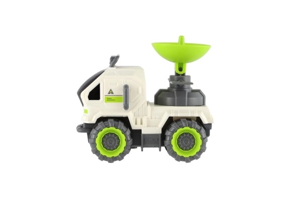 Rumfart bil plastik 7x10cm med svinghjul 3 slags