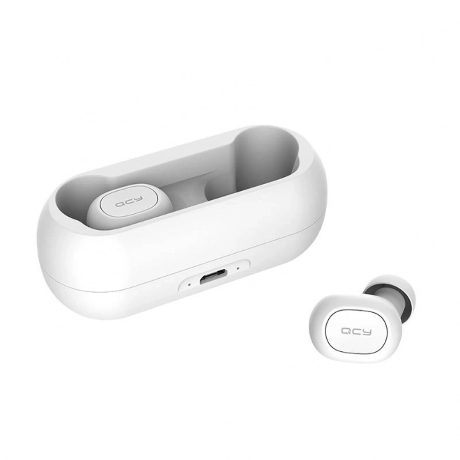 Trådløse høretelefoner TWS QCY T1C Bluetooth V5.0 (hvid)