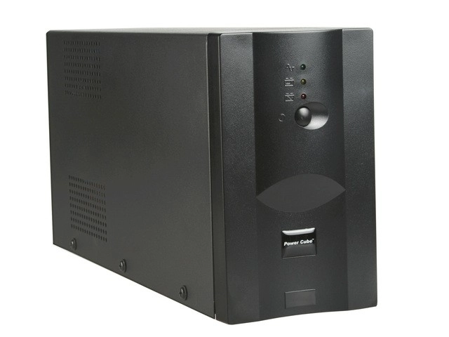 Nødstrømsforsyning Power Cube 850VA med USB og RJ12X2