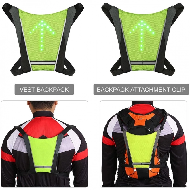 LED vest / rygsæk MCE420