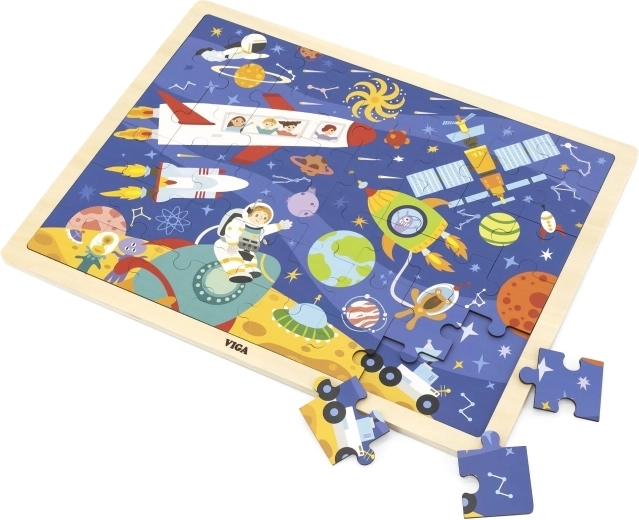 Solid træramme for nem samling