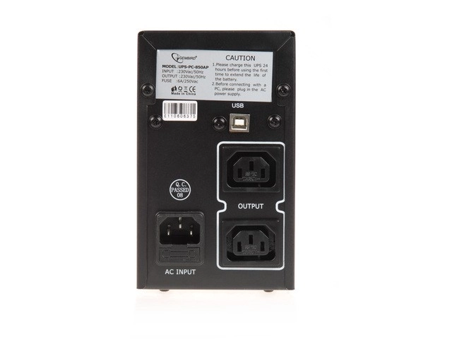 Nødstrømsforsyning Power Cube 850VA med USB og RJ12X2