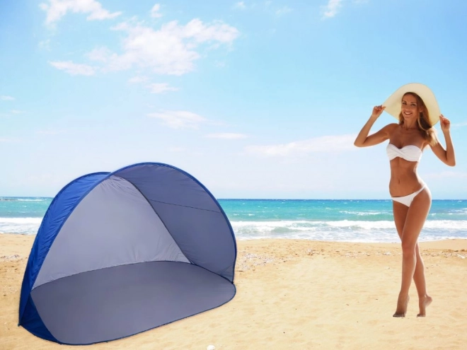 Selvopslående strandtelt med UV-beskyttelse