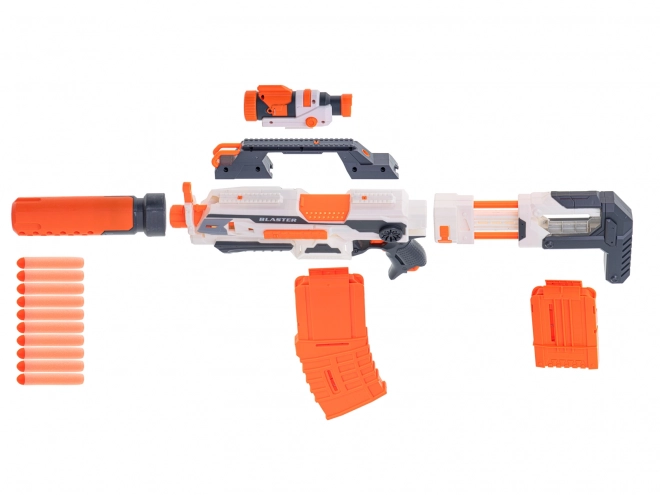 Blaster modulært maskinpistol 4-i-1 + 30 pile
