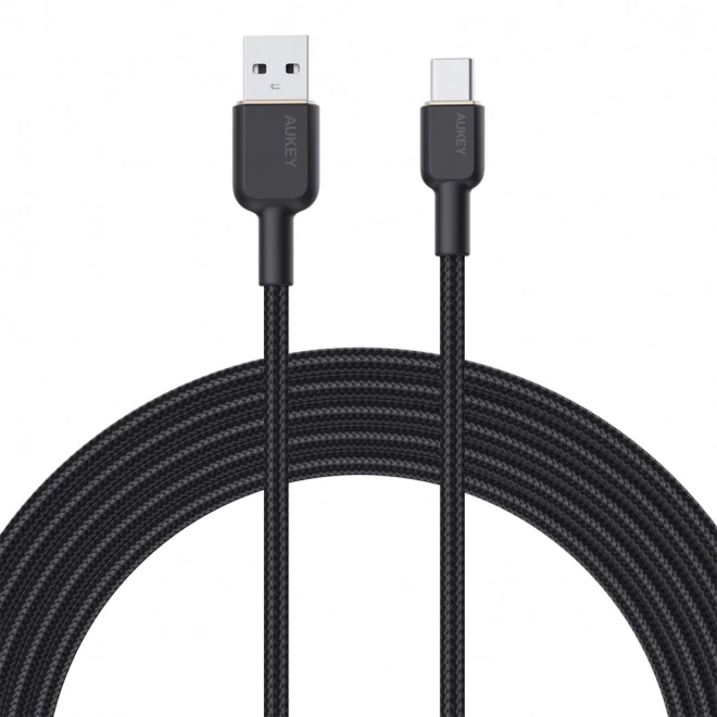 AUKEY nylon USB-C til USB-A kabel 1.8m