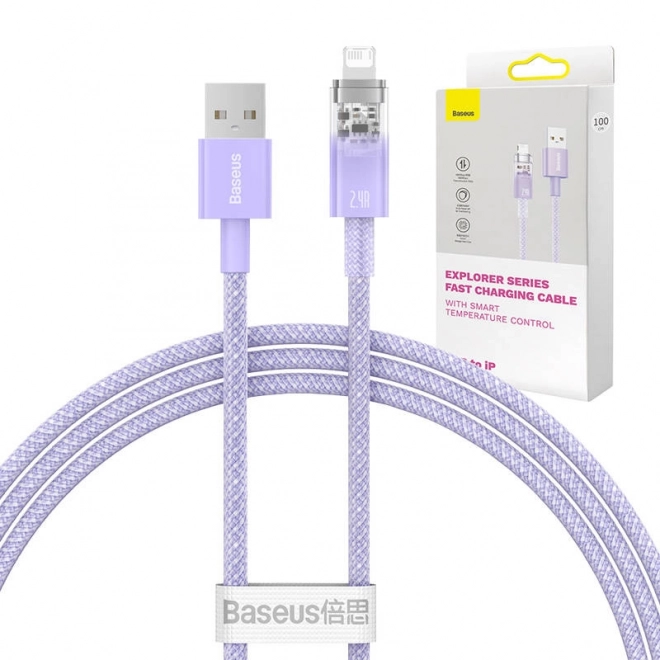 Hurtigopladende USB-A til Lightning Baseus Explorer Series 1m