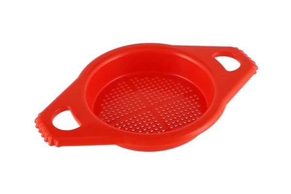 Flerfarvet plastik si til sand