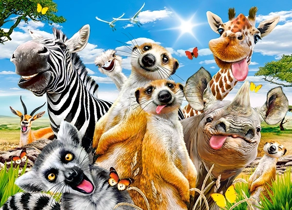 Puslespil Afrikansk selfie