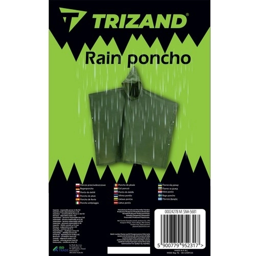 Trizand regnponcho 24278