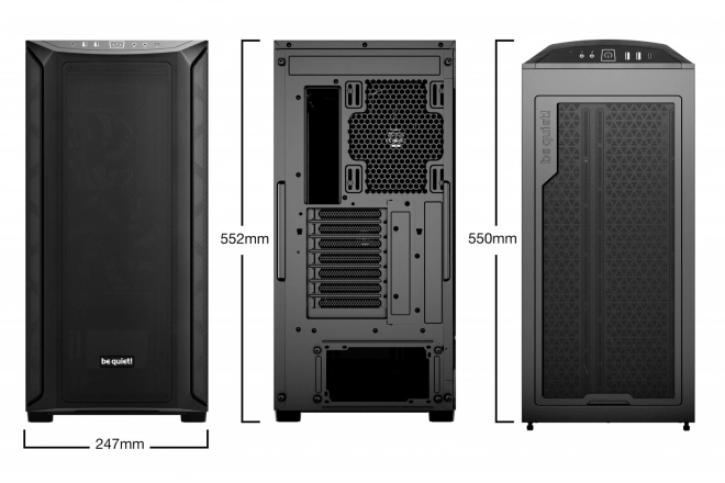 PC kabinet Shadow Base 800 fra Be Quiet!