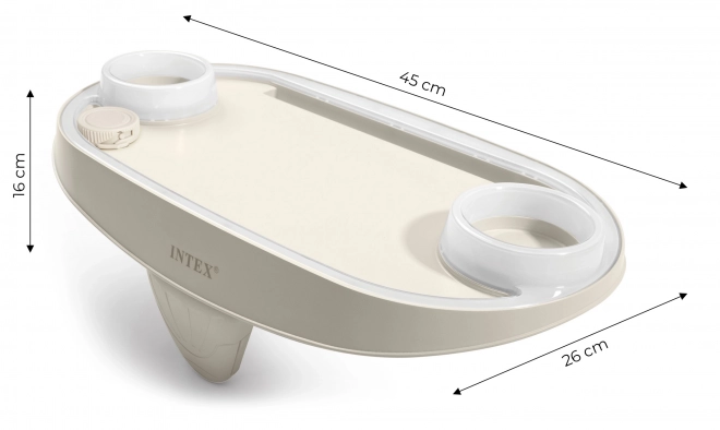 Kopholder med LED belysning og plads til tablet, telefon SPA INTEX 28520