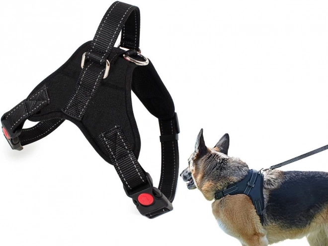 Robust, ikke-tryk hundesele til let håndtering størrelse L