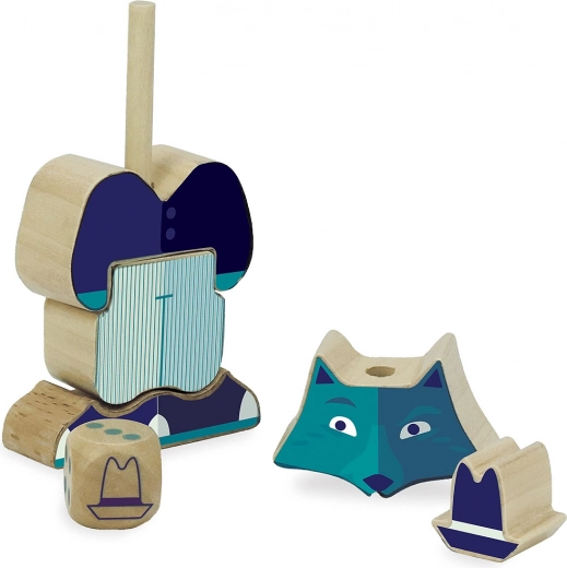 Træpuslesjov med et eventyrligt tema