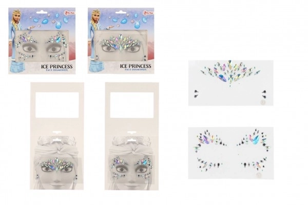 Ansigtsdekorerende diamanter/sten Isprinsesse