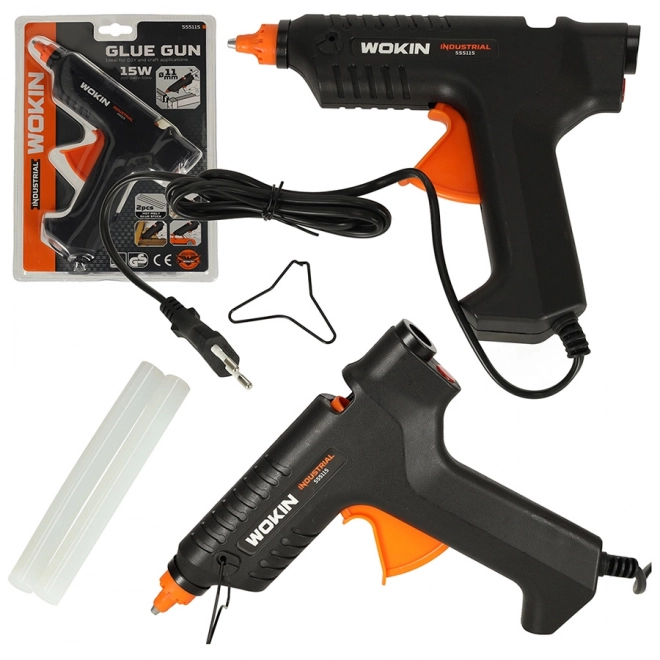 Limpistol til smeltelim 15W + 11,2mm patroner