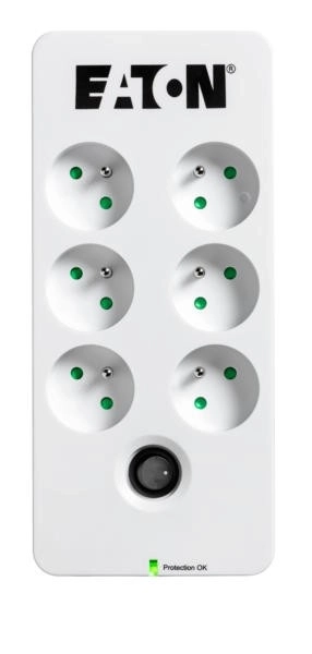 Strømforsyning Skinne Protection Box 6 FR, 6 USB Tel@