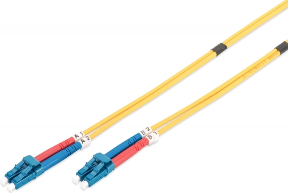 Patchcord FO singlemode 09/125 OS2 LC-LC duplex 2 m gul