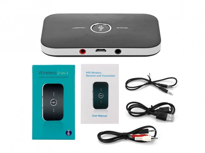 Bluetooth audio modtager sender adapter 2i1