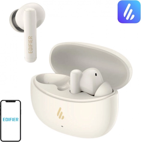 trådløse høretelefoner TWS EDIFIER X5 Pro ivory