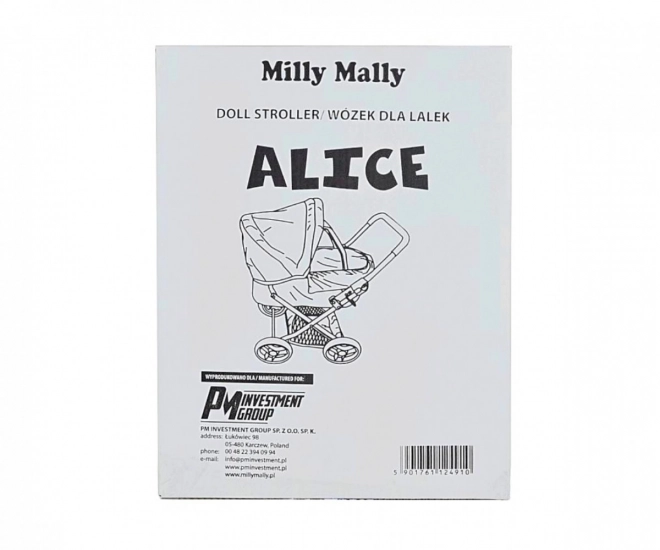 Dukkevogn Alice Prestige mint