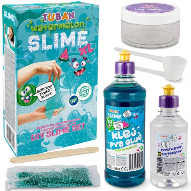 Kreativt stort sæt Slime XL Vandmelon
