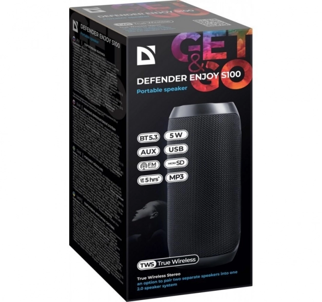 Bluetooth højttaler ENJOY S100 sort