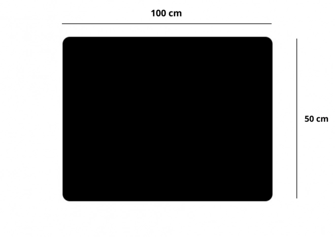 Stor kontor mus og tastaturunderlag 100 x 50 cm