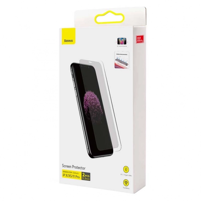 Baseus Hærdet glas til iPhone X/XS/11 Pro