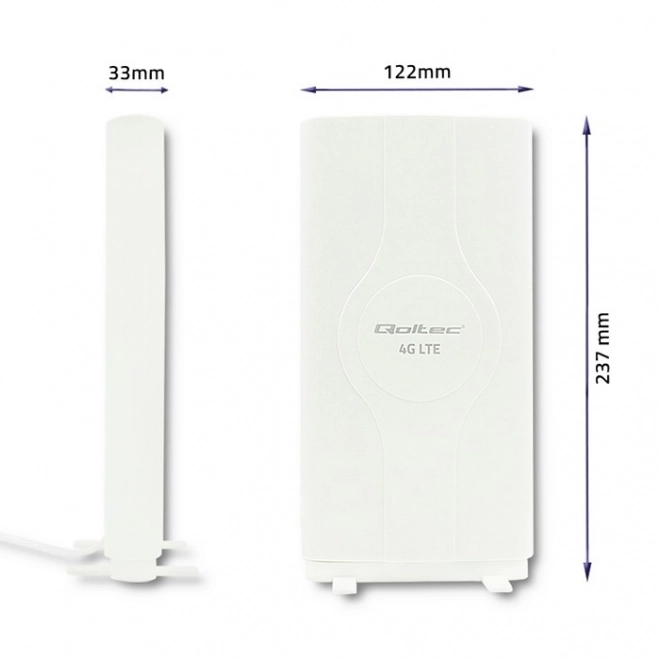 Omniantenne 4G LTE | 2xSMA | 30dBi | Indendørs