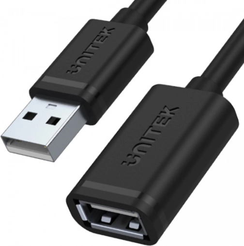 USB 2.0 forlængerkabel A–A (han–hun) 0,5 m UNITEK