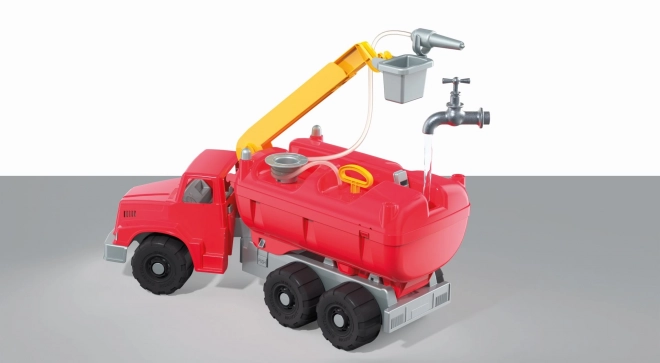 Androni Giant Trucks brandbil med platform og funktionel sprøjtepistol - længde 74 cm