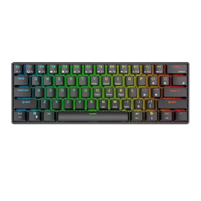 Mekanisk tastatur Royal Kludge RK61 RGB med røde kontakter
